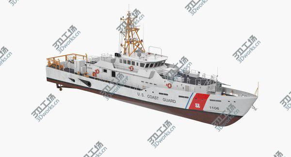 images/goods_img/20210312/Coast Guard Cutter Jacob Poroo Sentinel Class Ship 3D model/3.jpg